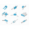 Ресурсный набор Bracket Robot Pack-Blue - «globural.ru» - Ижевск