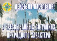 Комплект плакатов "Действия населения в ЧС природного характера" - «globural.ru» - Ижевск