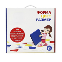 Подвижная развивающая игра "Форма, цвет, размер" - «globural.ru» - Ижевск