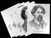 Портреты художников (22 штуки формат А3) - «globural.ru» - Ижевск