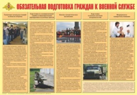 Плакат "Обязательная подготовка граждан к военной службе" - «globural.ru» - Ижевск