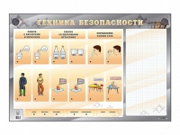 Электрифицированный стенд "Техника безопасности" с маркерными полями - «globural.ru» - Ижевск