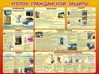Стенд "Уголок гражданской защиты" - «globural.ru» - Ижевск