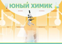 Стенд "Юный химик" (вариант 1) - «globural.ru» - Ижевск