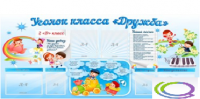 Стенд "Уголок класса Дружба" - «globural.ru» - Ижевск