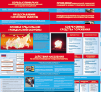 Комплект таблиц Основы гражданской обороны МЧС РФ (13 штук)	 - «globural.ru» - Ижевск