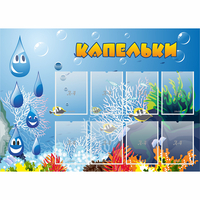 Стенд "Капельки" - «globural.ru» - Ижевск
