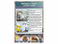Стенд "Правила ухода за посудой" - «globural.ru» - Ижевск
