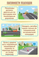 Стенд "Обязанности пешехода часть 2" - «globural.ru» - Ижевск