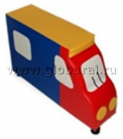 Напольная мягкая игрушка "Грузовик" каталка - «globural.ru» - Ижевск
