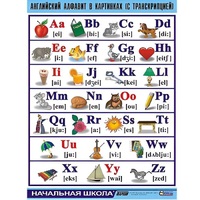 Таблица демонстрационная "Английский алфавит в картинках"(100x140) - «globural.ru» - Ижевск