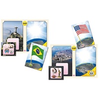 Настольно-печатная игра "Флаги стран мира 2. Азия, Африка, Австралия, Америка" - «globural.ru» - Ижевск