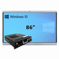 Интерактивная панель 86" (встроенный ПК Win10, Intel i5) - «globural.ru» - Ижевск