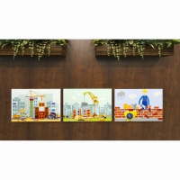 Комплект настенных панелей «Стройка» - «globural.ru» - Ижевск