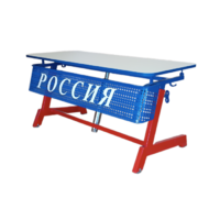 Стол ученический двухместный "Патриот-2п" на газовом лифте (р.гр. № 3-7 и наклоном столешницы ) - «globural.ru» - Ижевск