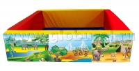 Квадратный сухой бассейн (с шелкографией) - «globural.ru» - Ижевск