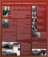 Тематический исторический стенд "Командарм генерал-полковник ВИ Кузнецов" - «globural.ru» - Ижевск