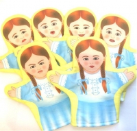 Набор кукол - рукавичек  "Эмоции. Девочки" - «globural.ru» - Ижевск