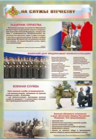 Стенд "На службе Отечеству" (вариант 1) - «globural.ru» - Ижевск