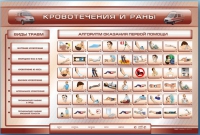 Трехсекционный базовый комплект "Травмы. Кровотечения. Ожоги" для учащихся общеобразовательных учреждений - «globural.ru» - Ижевск