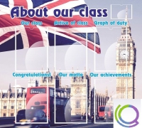 Стенд "About our class" - «globural.ru» - Ижевск