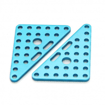 Треугольная пластина из анодированного алюминия Triangle Plate 6*8 (Pair) - «globural.ru» - Ижевск