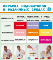 Стенд "Окраска индикаторов в различных средах" - «globural.ru» - Ижевск