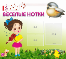 Стенд "Веселые нотки" - «globural.ru» - Ижевск