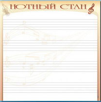 Доска магнитно-маркерная "Нотный стан" - «globural.ru» - Ижевск