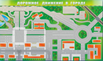 Доска магнитно-маркерная панорамная "Дорожное движение в городе" - «globural.ru» - Ижевск