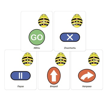 Набор карточек для программирования мини-робота Bee-Bot - «globural.ru» - Ижевск