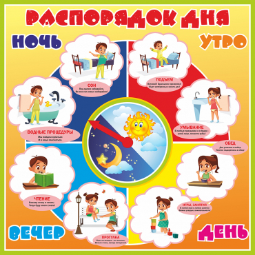 Стенд "Распорядок дня" - «globural.ru» - Ижевск