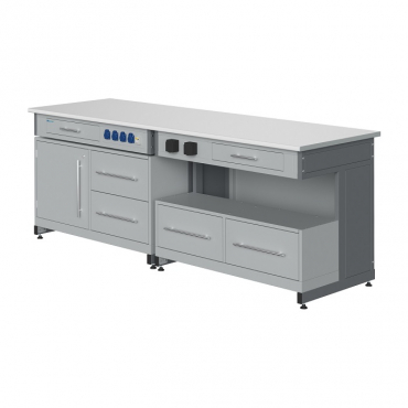 Стол лабораторный демонстрационный с электрическими розетками, автоматами аварийного отключения тока - «globural.ru» - Ижевск